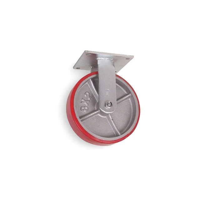 GRAINGER APPROVED 1NVL9 Standard Plate Caster,Rigid,1050 lb.