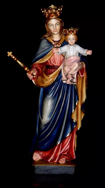 Tallado Madre de Dios Con Niño, Maria Reina , Virgen con Niño Madera