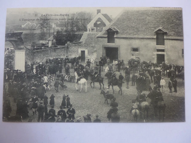 Carte Postale Ancienne – Chasse à Courre En Forêt De Fontainebleau (77)