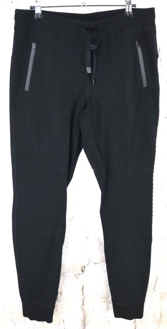 ALO Yoga Urban Moto Sweatpants Black Size Small