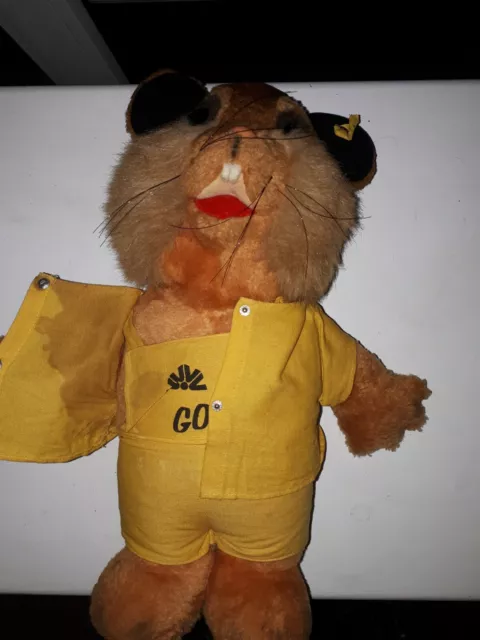 Steiff Tiere Goldi Hamster Commerzbank Orginal 7955/32 32 cm.Mit Knopf und Fahne