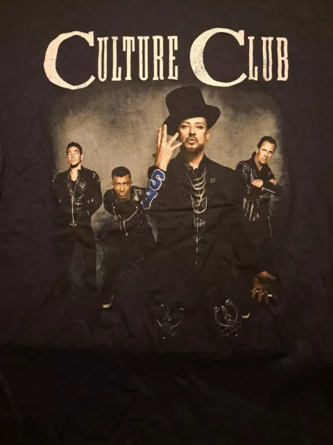 Culture Club World Tour 2016 Concerts T Shirt Mens XL Boy George Reprint Unworn