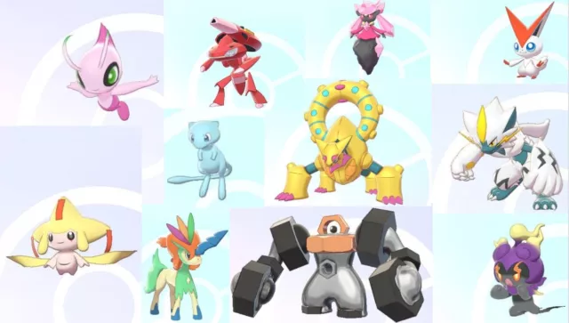 Shiny Mythical Pokemon Bundle for Pokemon Sword and Shield