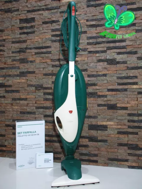 aspirapolvere originale Vorwerk folletto vk 135 hd35 originale set farfalla