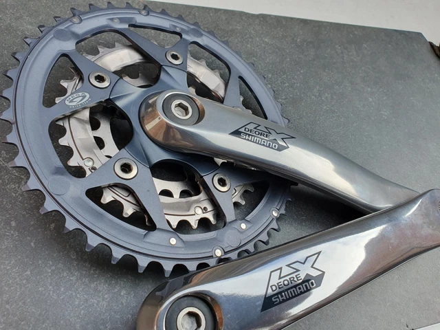 SHIMANO DEORE LX M570 5arm Triple Chainset FC-M570-5 Mega9 94bcd