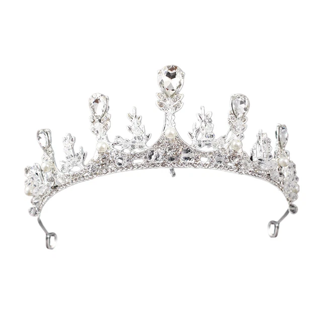 Eleganti copricapo strass sposa M