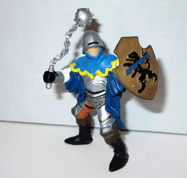 Papo Knight Officer with Mace Blue 39255 Figure Toy Knight Medieval Castle 2005