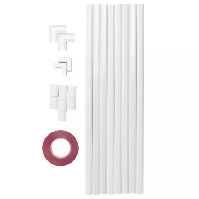 6pcs Cable Concealer On-Wall Cord Cover Raceway Kit - SimpleCord