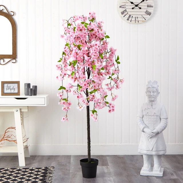 5’ CHERRY BLOSSOM Artificial Tree Home Office Decor. Retail 180 119.
