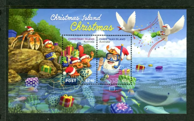 2021 Christmas Island Christmas - MUH Mini Sheet