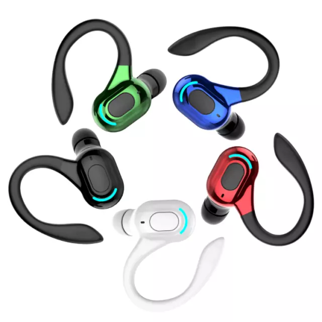 Wireless Bluetooth 5.1 Sports Earphone Headphone Ear Hook GYM Earbud with Mic UK