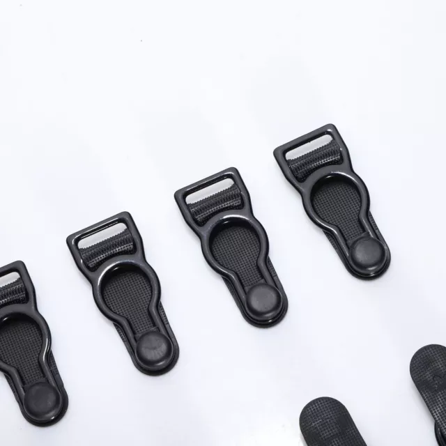 Unisex Garter Clip Sewing Garter Belt Clips Stocking Garter Clips Black 50Pcs