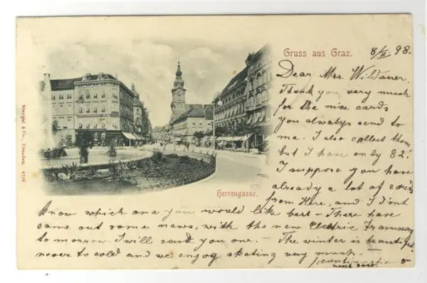 AK Graz, Herrengasse, 1898