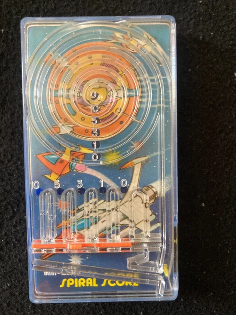 VINTAGE 1976 BLUE Box Spiral Score Mini-Mate Handheld toy game £5.00 ...