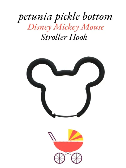 Petunia Pickle Bottom Disney Mickey Mouse Ears Stroller Hook Very Versatile Mint