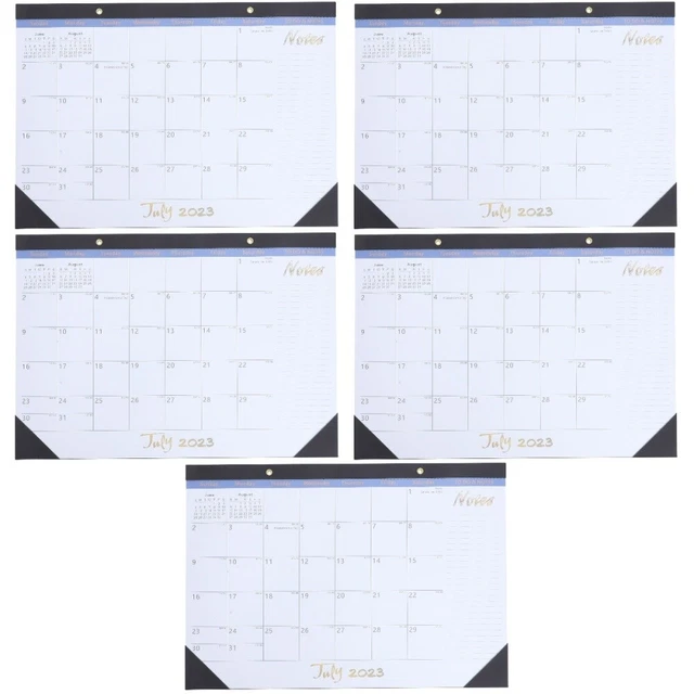 5 Pieces Wandkalender Groß 2024 Zum Aufhängen Große Schreibtischkalender