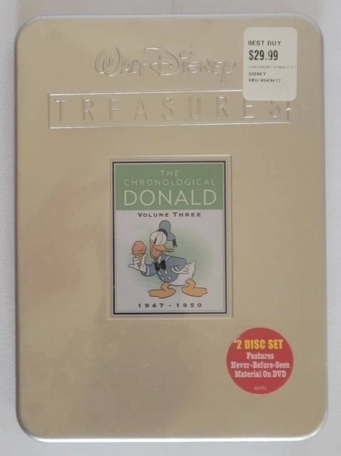 Walt Disney Treasures:  The Chronological Donald Vol 3  DVD Metal Tin Sealed NEW