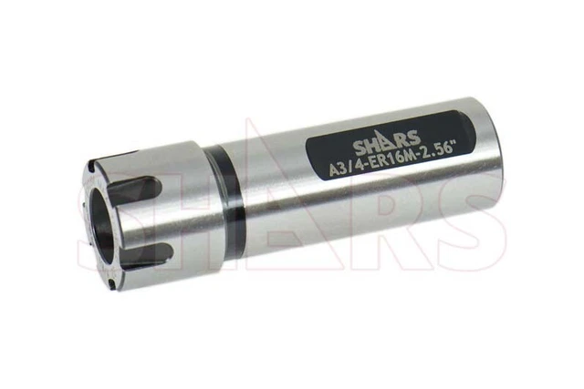 Shars ER16 3/4" ER Collet Chuck Tool Holder With Coolant Thru Straight Shank P}