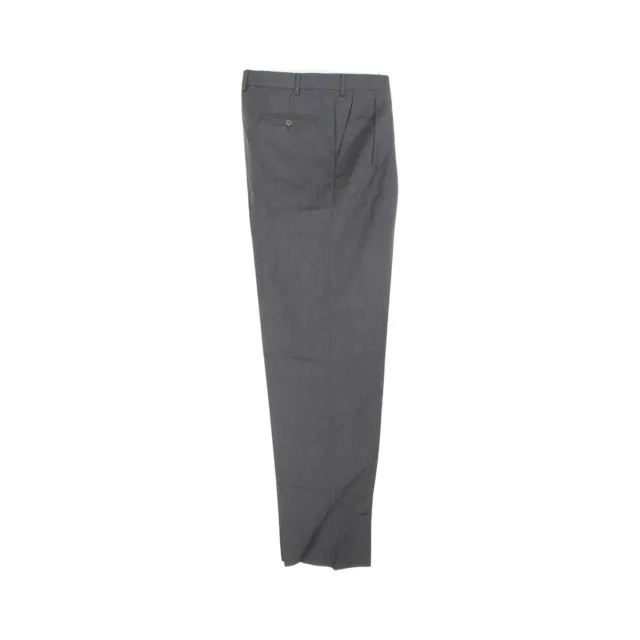 Burberry pantalone Gris Classique Hommes Laine Vintage Âge 90