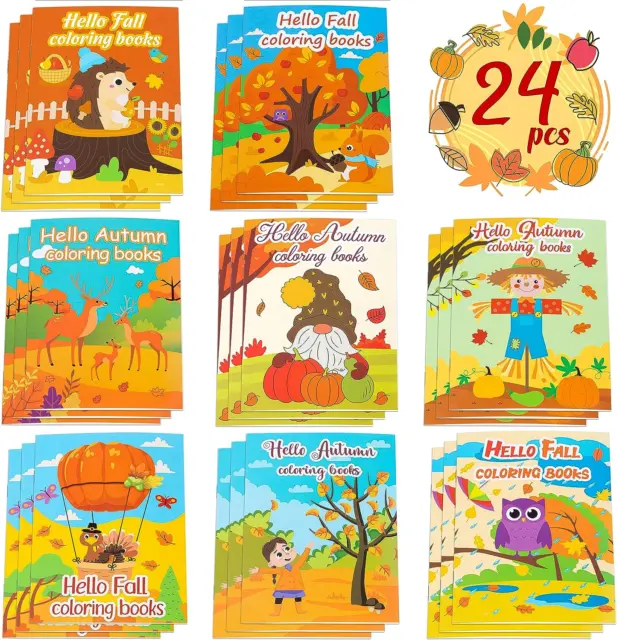24 Bulk Coloring Books for Kids Ages 4-8 - Assorted 24 Licensed