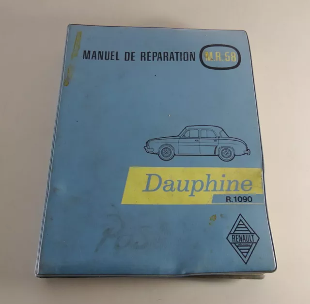 Manuel de Reparation Renault Dauphine Typ R.1090 / A ab Bauj.1960