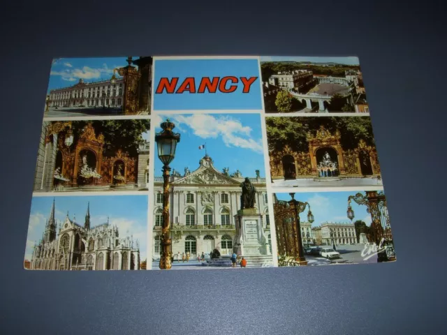 CP CARTE POSTALE MEURTHE et MOSELLE NANCY VUES GENERALES - Ecrite en 1975