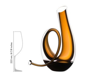 con Porta Corno e Decorata con Bordi e Punta Ottone Kosha Ayurveda Divit Autentico Corno Vichingo Wolf, Polished 