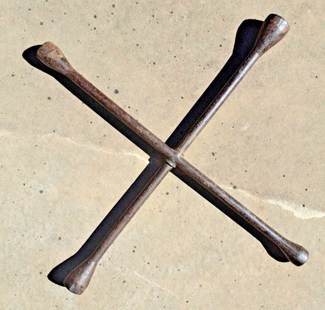 Vintage 2151 PROTO Tools Los Angeles USA 4 Way Lug Wrench Car Truck Universal
