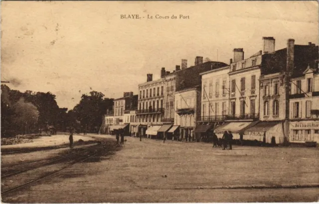 CPA BLAYE - Le Cours du Port (140295)