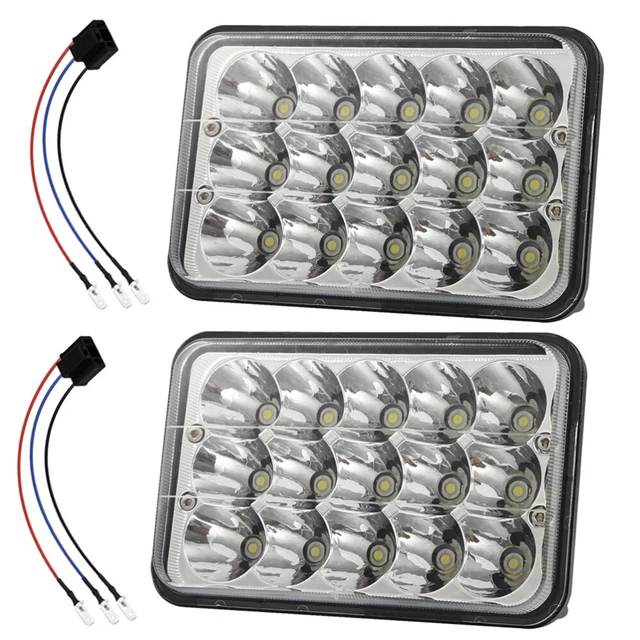 2 Pcs Offroad-LED-Lichtleiste Arbeitslampe LED-Stirnlampe Combo