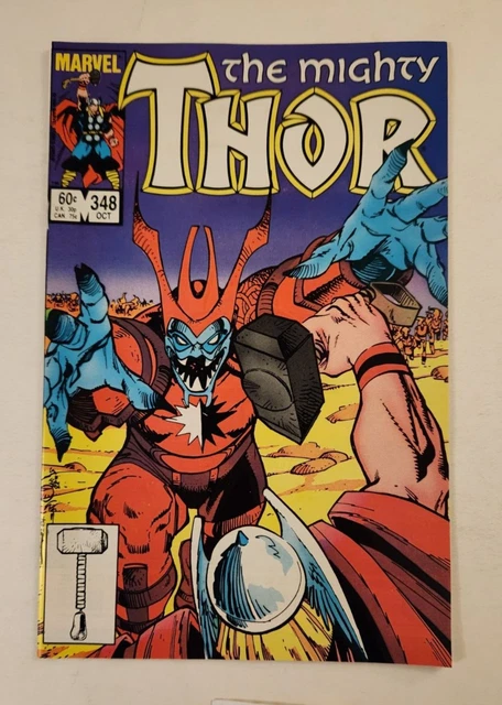 Thor #348, Oct 1984, VFN+/NM.  Malekith, Walt Simonson story/art (Mark's comics)
