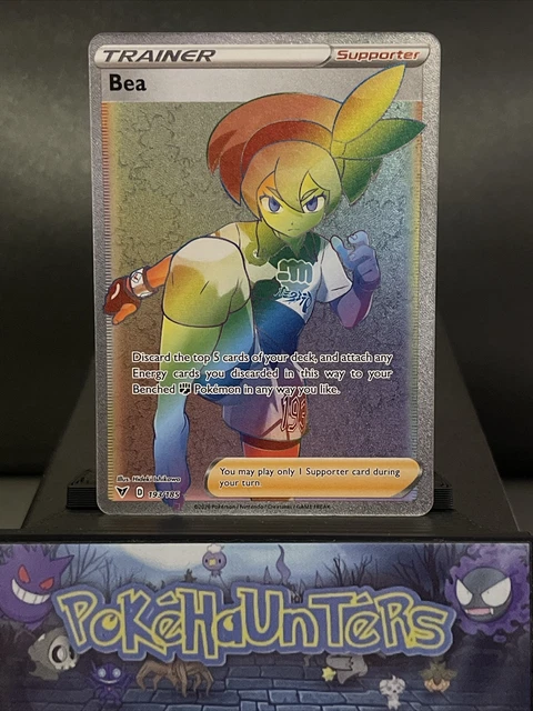 POKEMON BEA 193/185 Secret Rare Full Art Holo Vivid Voltage Card - PSA 10  100.00 - PicClick UK