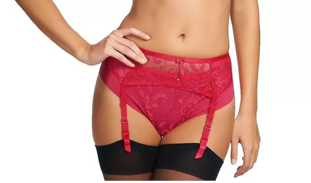 Fantasie Allegra Suspender Belt Size Small  Rouge FL9099ROG    (40)