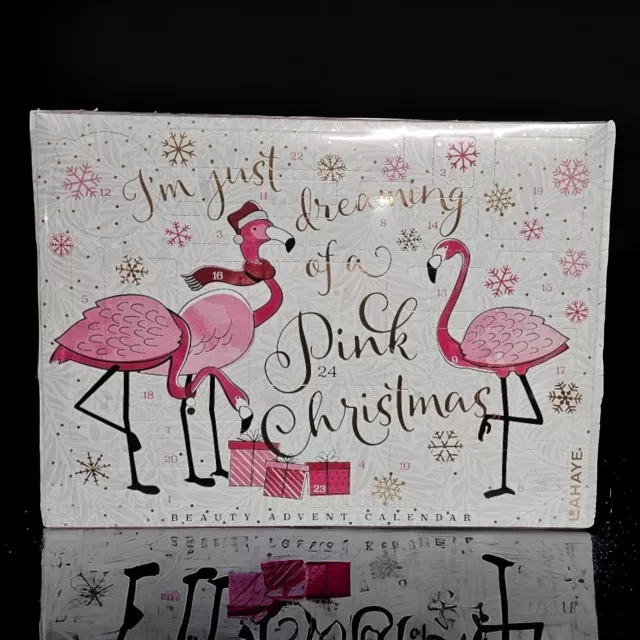 Beauty Adventskalender "PINK FLAMINGO X-MAS" 2023, LAHAYE, 24 hochwertige Sachen