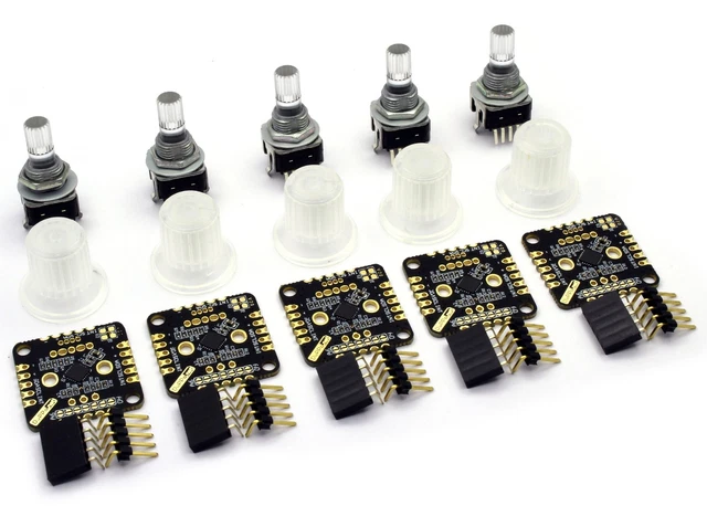Rgb Encoder 5 PCS I2C Encoder V2.1 + RGB Encoders + Knobs + connectors £46.19 ...