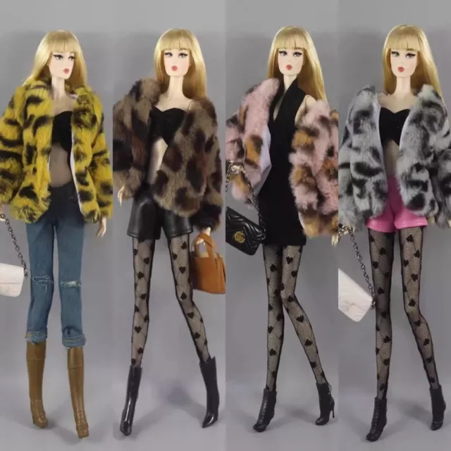 Casual Wears Doll Plush Coat Doll Shoes  11.5" Doll/1/6 BJD Dolls/30cm Doll