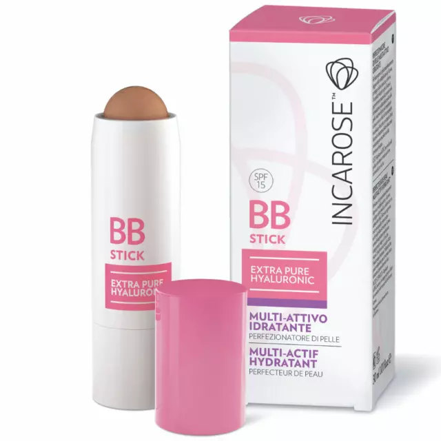 IncaRose Bb Stick Extra Pure Hyaluronic Perfezionatore Multi-Attivo Idratante Co