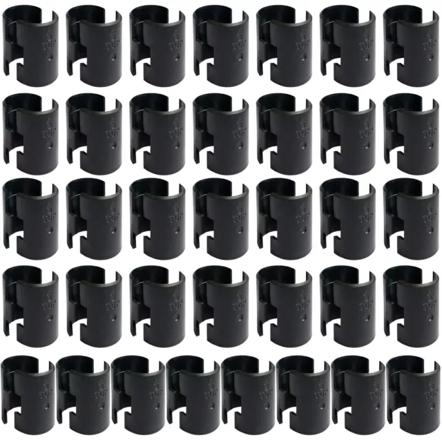 72 Pack Wire Shelving Shelf Lock Clips for 1" Post- Shelving Sleeves Replacem...