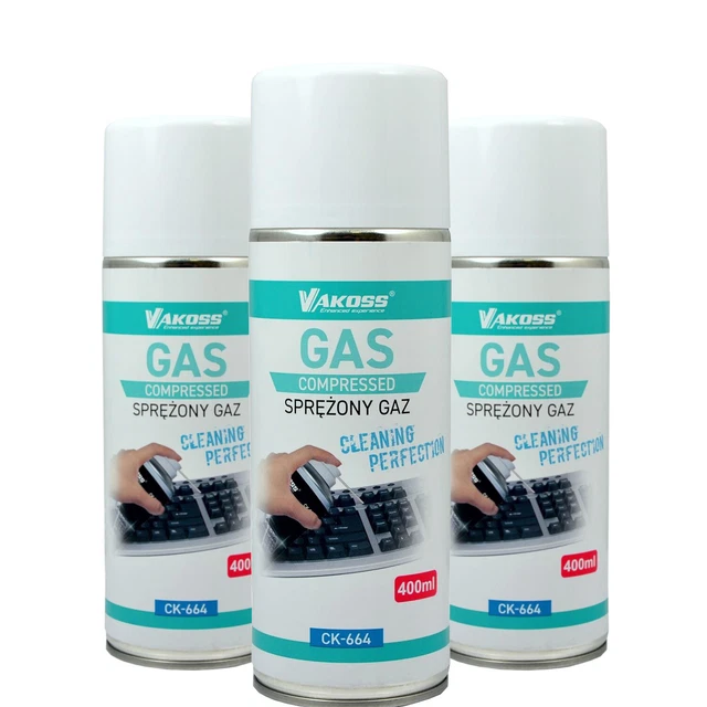 Waytex Lot de 4 Dépoussiérants Spray Air sec 400ml Ultra Puissant 5
