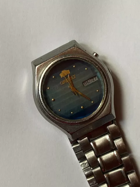 Ancienne Montre ORIENT - Bracelet métal - Fonctionnement ok - Old Vintage Watch