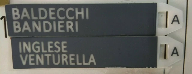 Targhetta Nome Personalizzata Per Citofono | Incisione Laser | Autoadesiva | Bianca/Grigia/Blu - Foto 5