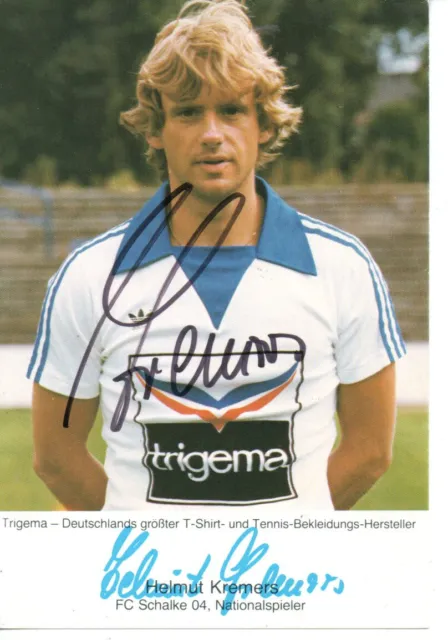 Autogramm - Helmut Kremers (FC Schalke 04) - 1979/1980