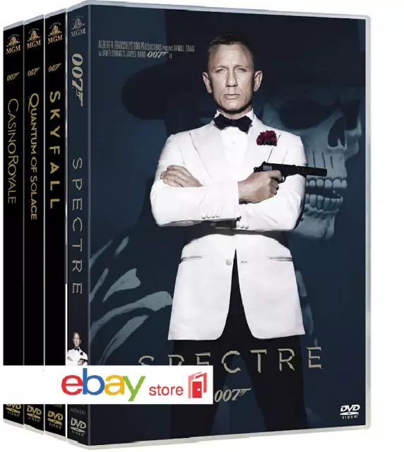 007 - Daniel Craig Collection 4 FILM (4 DVD) james Bond