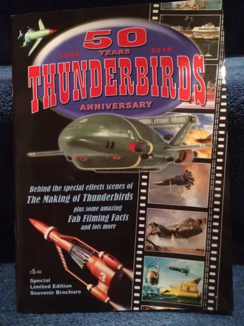 THUNDERBIRDS 50 years Anniversary Alan Shubrook Booklet Gerry & Sylvia Anderson