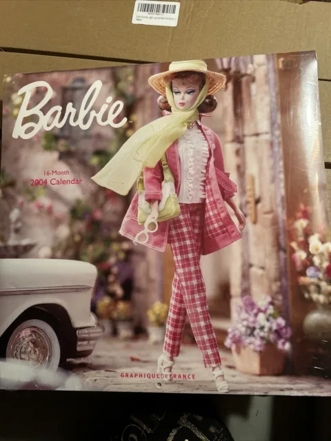 Vintage Barbie 16-month 2004 Calendar New Unused Sealed