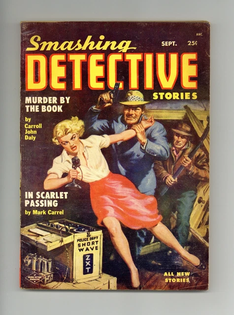Smashing Detective Stories Pulp Sep 1954 Vol. 3 #3 FN