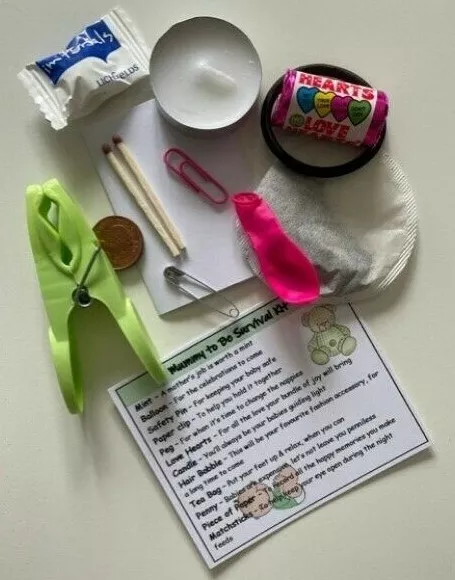 Mummy To Be Survival Kit, Novelty Keepsake, 12 items!!