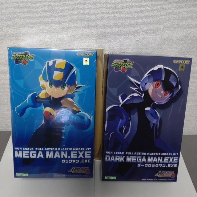 kotobukiya MEGA MAN EXE Dark Rockman set plastic model kit KP531 KP532