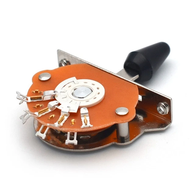 Interrupteur micro de guitare 3 ou 5 voies noir pour guitares électriques ST SQ