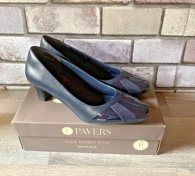 Pavers ladies navy sales shoes